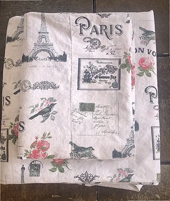 Paris Eiffel Tower Twin Sheet Set- 3 pcs
